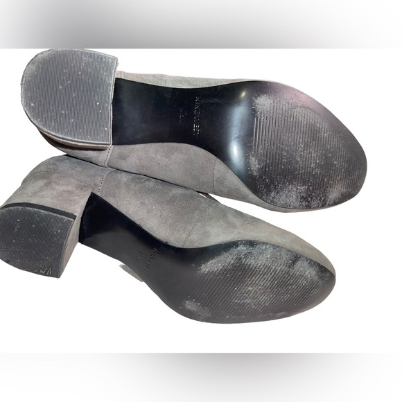 Nine West - Grey suede lace up Pump / Bootie - size 6.5 M - Picture 3 of 7